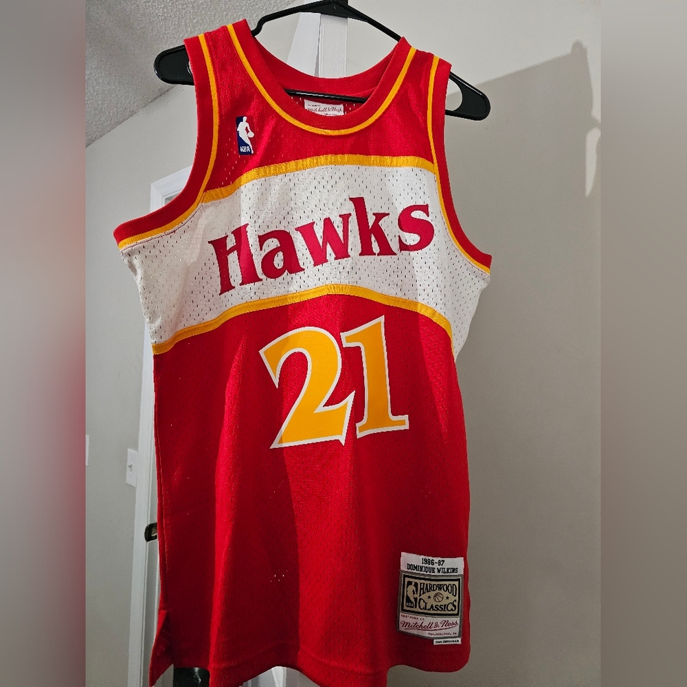 Dominique Wilkins Mitchell & Ness 1986-87 Hawks Jersey